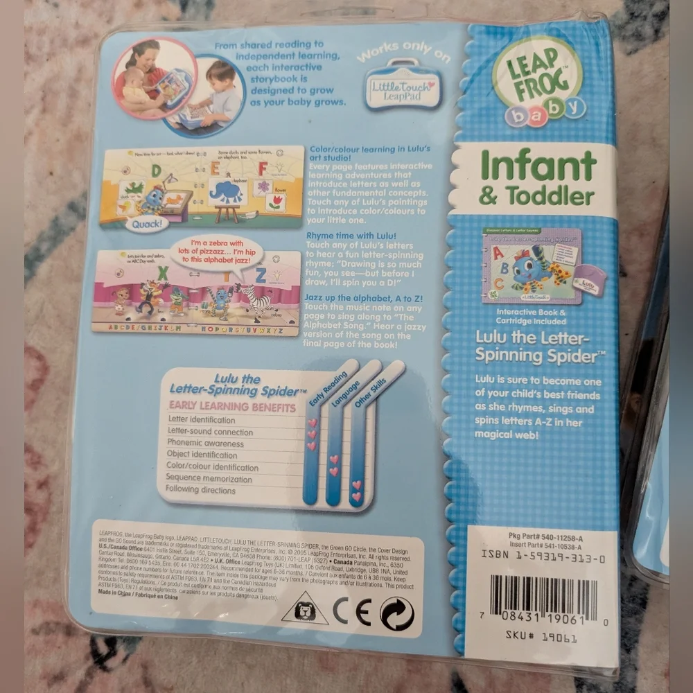 💥3/$24 Bundle Of 2‎ LeapFrog LittleTouch Leappad Learning Games